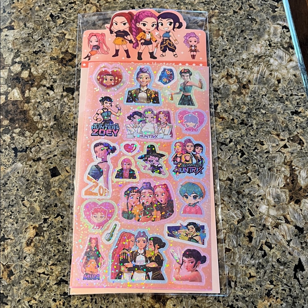 Kids Sticker Set - Pink
